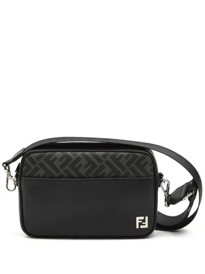 Fendi Adjustable Detachable Shoulder Strap Camera Case In Black