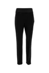 Fendi Pantalone In Cady Stretch Nero Donna In Black