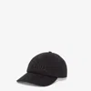 Fendi Black Stretch Cotton Baseball Cap