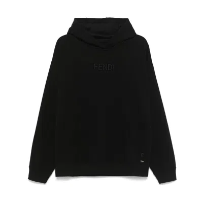 Fendi Black Sweaters & Knitwear - Hoodies Men