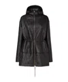 Fendi Black Technical Fabric Ff Quilted Parka In Black