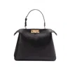 Fendi Peekaboo Soft Medium In Black