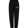 Fendi Black Trousers For Kids With  Logo In Black