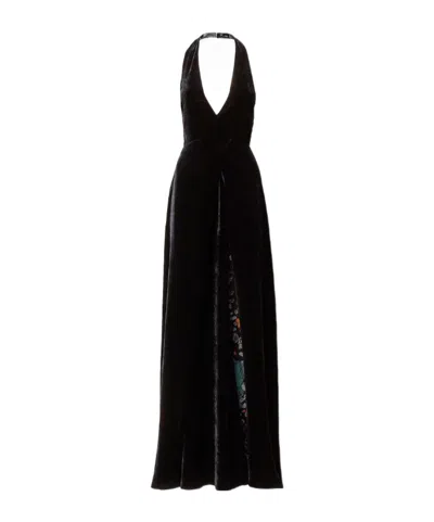 Fendi Black Velvet Dress