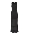 Fendi Black Viscose And Cotton Dress