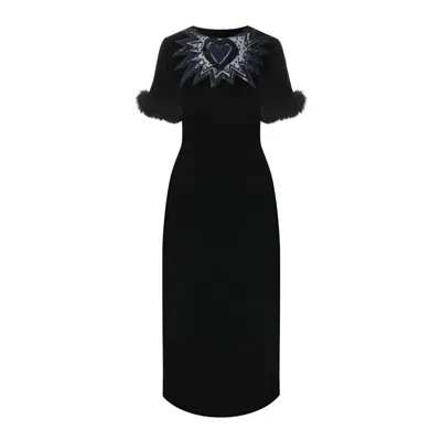 Fendi Black Viscose Casual Women's Dress
