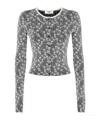 Fendi Black Viscose Jacquard Cardigan In Black