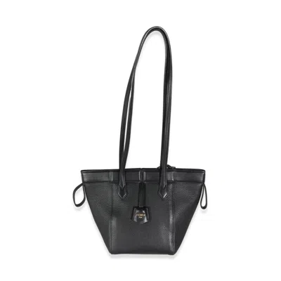 Pre-owned Fendi Black Vitello Mini Origami Tote
