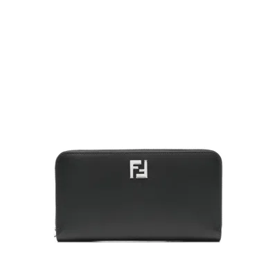 FENDI FENDI BLACK WALLETS & CARDHOLDERS MEN