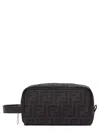 Fendi Black Wash Bag In Black