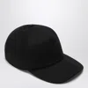 Fendi Cashmere And Wool Cap Featuring Embroidery In Black