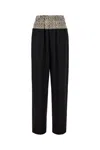 Fendi Women's Friends Of- Wool Blend Trousers In Black