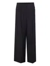 Fendi Tailored Wool And Mohair Trousers In Black