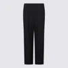 Fendi Black Wool Pants In Black