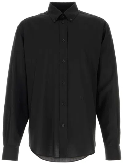 FENDI FENDI BLACK WOOL SHIRT