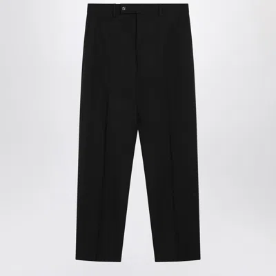 Fendi Black Wool Trousers Men