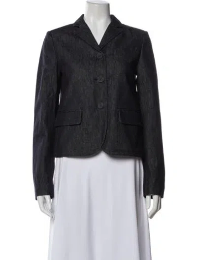 Pre-owned Fendi Blazer In Black