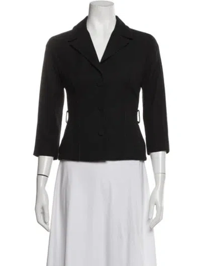 Pre-owned Fendi Blazer In Black