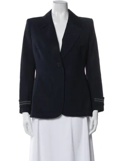 Pre-owned Fendi Blazer In Blue