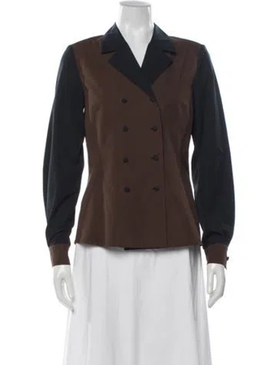 Pre-owned Fendi Blazer In Brown