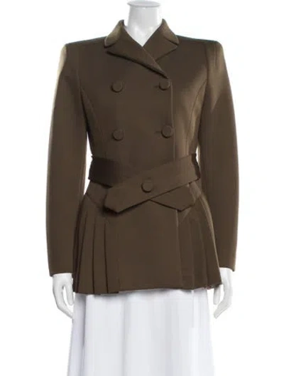 Pre-owned Fendi Blazer In Green