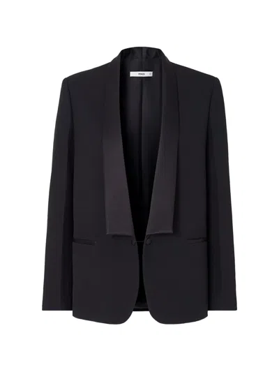 Fendi |blazer Monopetto Preso In Prestito Dal Guardaroba Maschile, Un Capo Essenziale E Versatile Pe In Black