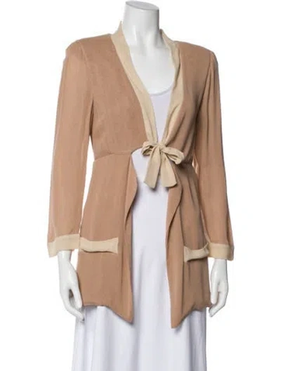 Pre-owned Fendi Blazer In Neutral