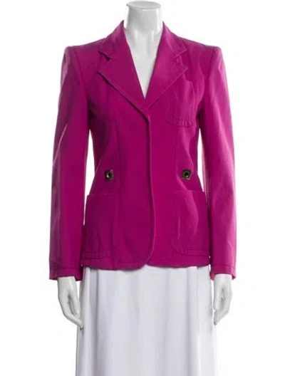 Pre-owned Fendi Blazer In Purple