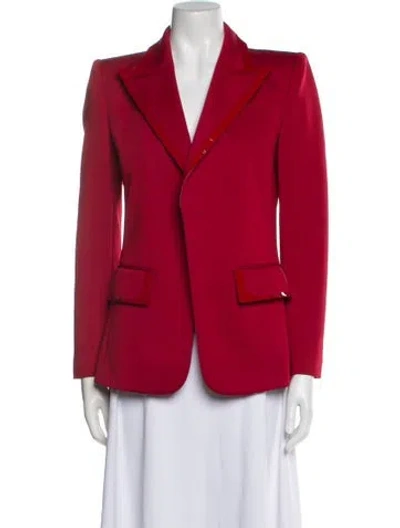 Pre-owned Fendi Blazer In Red
