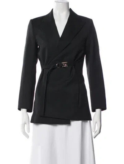 Pre-owned Fendi Blazer W/ Tags In Black