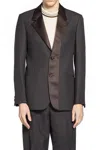 Fendi Men Brown Single-breasted Jacket With Notched Revers In Wool Blend Man In Brown