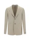 Fendi Men Single-breasted Blazer In Jojoba