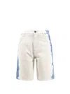 Fendi 'denim Fade Bermuda Shorts With