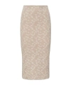 Fendi Jacquard Viscose Midi Skirt