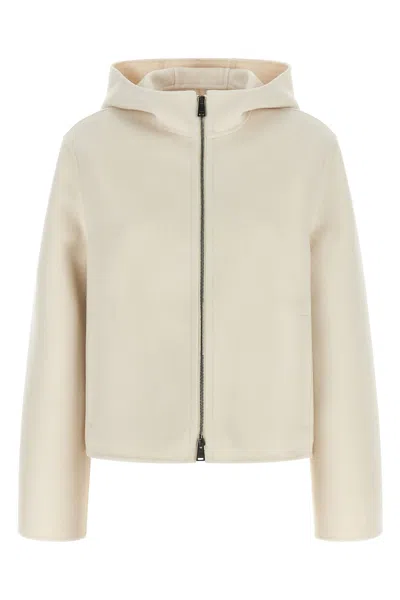 Fendi 'blouson Ff' Jacket In Neutral