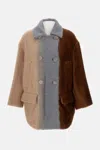 Fendi Alpaca And Wool Double-breasted Coat In Brown
