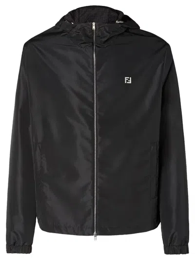 Fendi "blouson" Jacket In Black