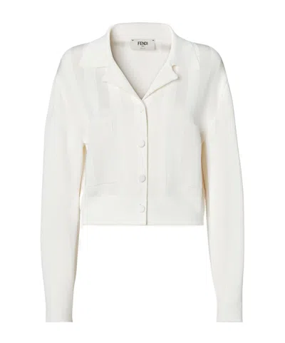 Fendi Blouson In White