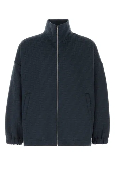 Fendi Jacket In Blue