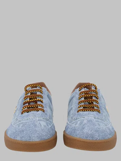 Fendi Sneaker Con Logo In Blue