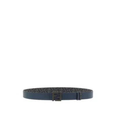 FENDI FENDI BLUE BELTS MEN