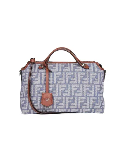Fendi Blue By The Way Soft Medium Handbag