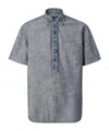 Fendi Cotton Shirt With Button-down Collar And Chest Pocket