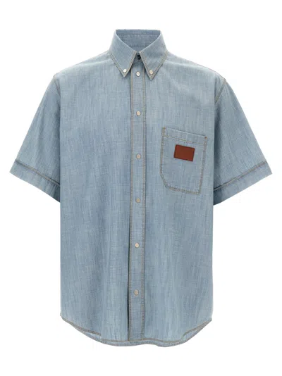 FENDI BLUE CHAMBRAY SHIRT