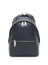 FENDI BLUE CHIODO SMALL LEATHER BACKPACK