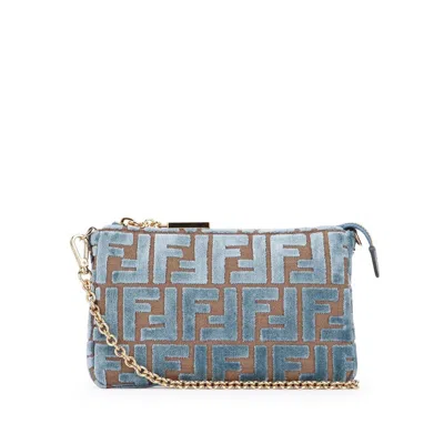 Fendi Blue Clutch Bags Women