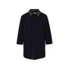 Fendi Blue Coat For Kids With Ff In Blue