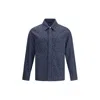 Fendi Men Denim Ff Jacket In Blue
