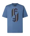 Fendi Monogram Print T-shirt In Blue