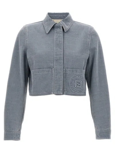 FENDI LIGHT BLUE GO-TO JACKET